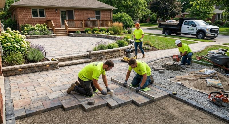 Our team working on Concrete Installation projects in New Haven, CT