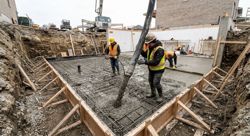 Basement Concrete Installation in Clinton, CT