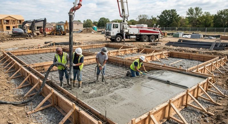 Cement Foundation Installation in New Haven, CT