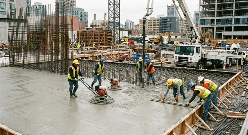Commercial Slab Construction in Bristol, CT