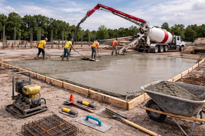 Commercial Slab Construction in Naugatuck, CT
