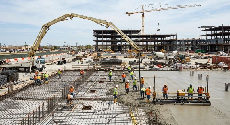 Commercial Slab Installation in Guilford, CT