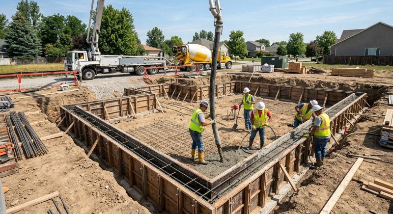 Concrete Foundation Installation in Clinton, CT
