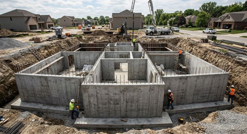 Concrete Foundation Installation in Monroe, CT