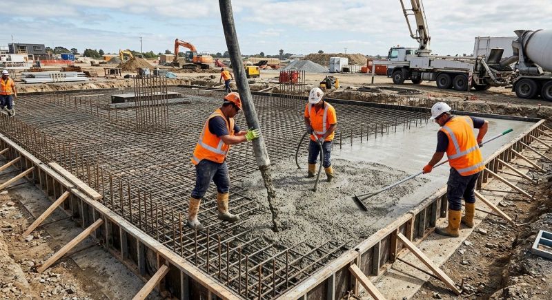 Concrete Foundation Pouring in New Haven, CT