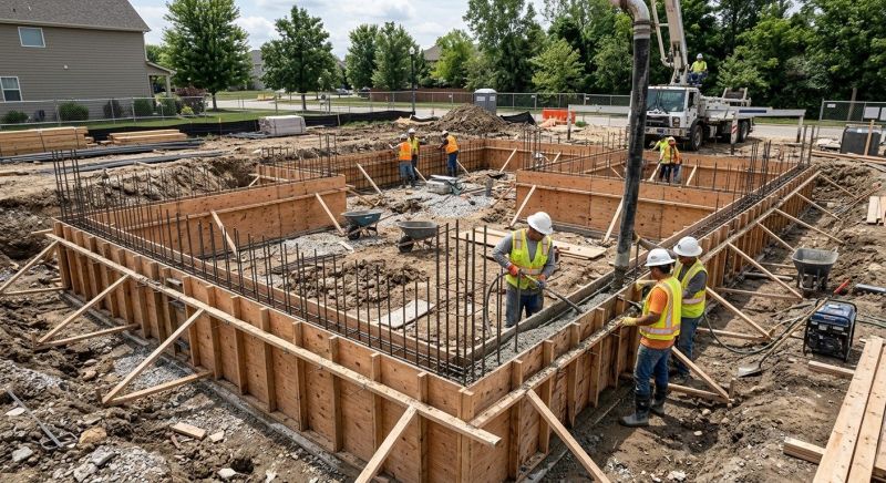 Foundation Construction in Sandy Hook, CT
