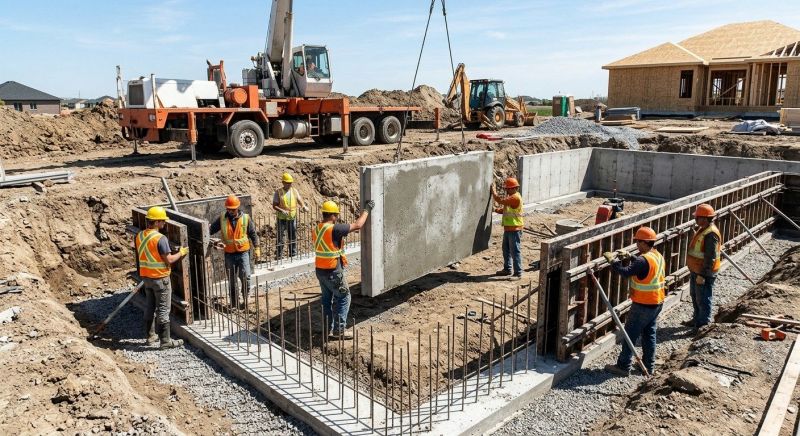 Foundation Wall Pouring in Bethany, CT