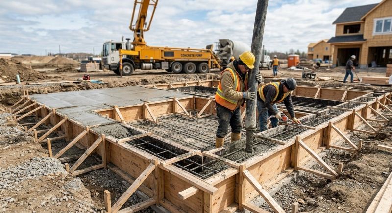Foundation Wall Pouring in Bethany, CT
