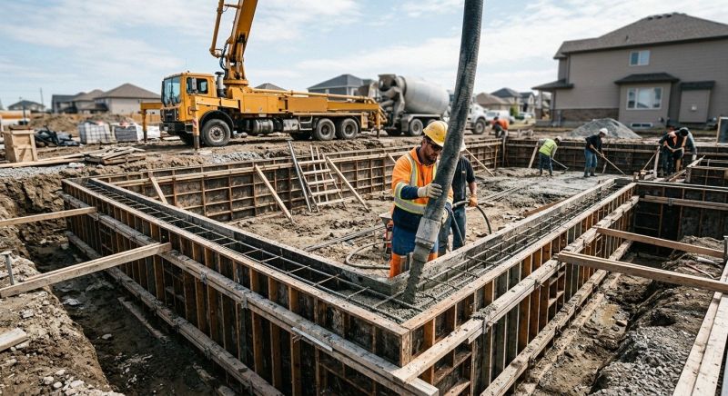 Foundation Wall Pouring in Clinton, CT