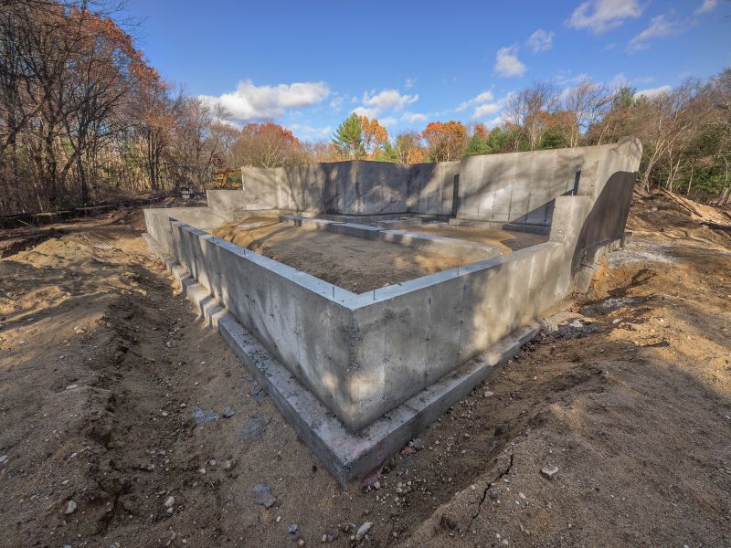 Foundation Wall Pouring in Middlebury, CT