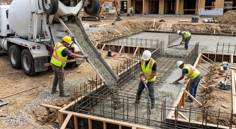 Foundation Wall Pouring in Redding, CT